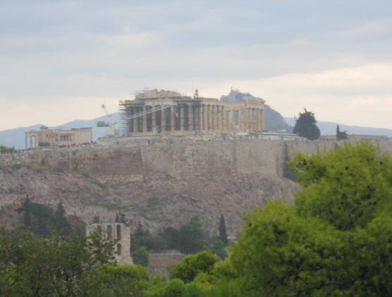 Parthenon in Greece