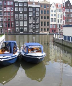 Canal boat Amsterdam